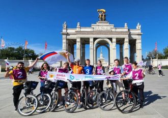 ФМБЦ им.А.И. Бурназяна на Московском осеннем велофестивале