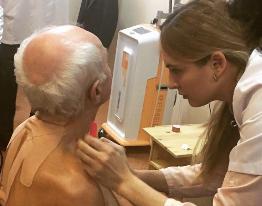 Мастер-класс по коррекции цервикальной дистонии для неврологов Москвы провела зав. отделением неврологии к.м.н. М.А. Аникина.