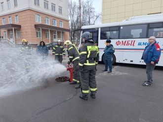 В ФМБЦ им.А.И. Бурназяна прошли командно-штабные учения МЧС