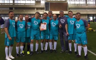 Сборная ФМБЦ приняла участие в благотворительном турнире по мини-футболу "Наука России"