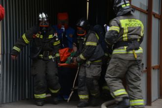 В ФМБЦ им.А.И. Бурназяна прошли пожарно-тактические учения