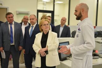 Генеральный директор ГНЦ ФМБЦ им.А.И. Бурназяна Александр Самойлов в составе делегации ФМБА России посетил Московский клинический научно-практический центр им.А.С.Логинова