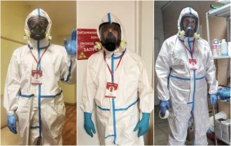 В рамках акции #МыВместе активисты ОНФ и представители проекта #ironmed20 передали врачам ФМБЦ им. А.И. Бурназяна ФМБА России месячный запас специализированного спортивного питания и именные бейджи