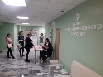 В Центре симуляционного обучения прошёл I этап аккредитации молодых специалистов