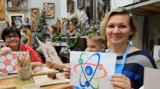 Поздравление с Днем защитника Отечества от детей сотрудников ФМБЦ им.А.И. Бурназяна