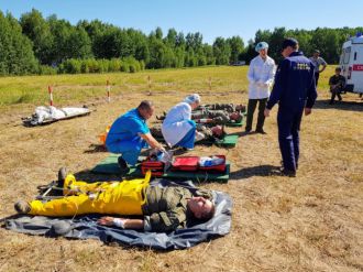 Аварийный медицинский радиационно-дозиметрический центр ФМБЦ им. А.И. Бурназяна ФМБА России принимает участие в учениях на Смоленской АЭС