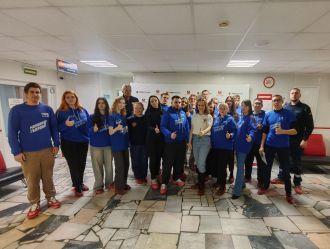 Столичные молодогвардейцы пополнили банк крови в рамках совместной акции, организованной ФГБУ ГНЦ ФМБЦ им. А. И. Бурназяна ФМБА России