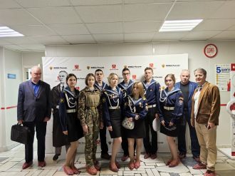 Кадетам Молодежного Учебного Центра г.Москвы рассказали о важности донорства крови