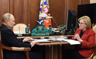 Владимир Путин встретился с руководителем Федерального медико-биологического агентства Вероникой Скворцовой