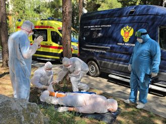 Специалисты ФГБУ ГНЦ ФМБЦ им. А.И. Бурназяна организовали проведение противоаварийного учения в республике Крым