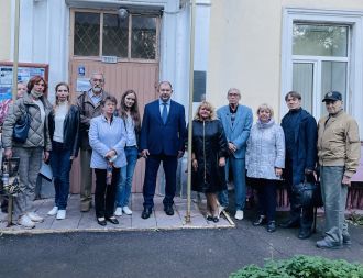 Открытие мемориальной доски Ангелины Константиновны Гуськовой