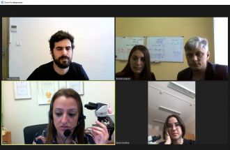 Сотрудники патологоанатомического отделения ГНЦ ФМБЦ им. А.И. Бурназяна ФМБА России и кафедры патологической анатомии МБУ ИНО провели телеконференцию с президентом Европейского общества цифровой и интеграционной патологии