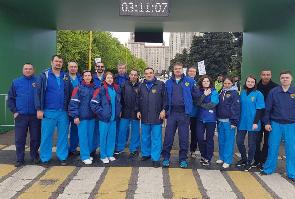 Бригада врачей ФМБЦ им. А.И. Бурназяна и автомобили мобильного госпиталя ФМБА России обеспечили медицинской сопровождение "Зеленого марафона", прошедшего в Москве 28 мая.