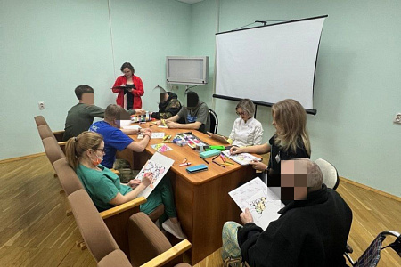 Для военнослужащих СВО, находящихся на лечении в ФМБЦ им.А.И. Бурназяна, прошел тренинг "Благодарность"