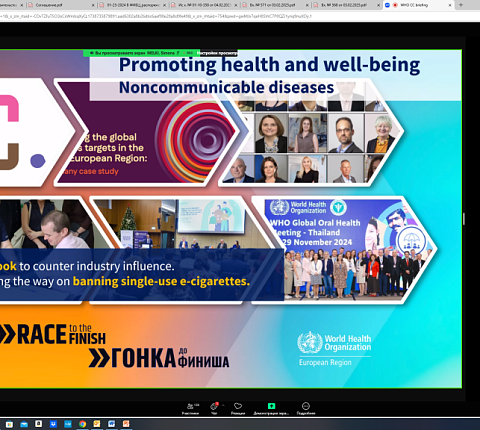 Первый заместитель генерального директора Центра Андрей Бушманов принял участие в техническом совещании ВОЗ