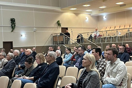 Встреча генерального директора Центра, члена-корреспондента РАН А.С. Самойлова с научным коллективом