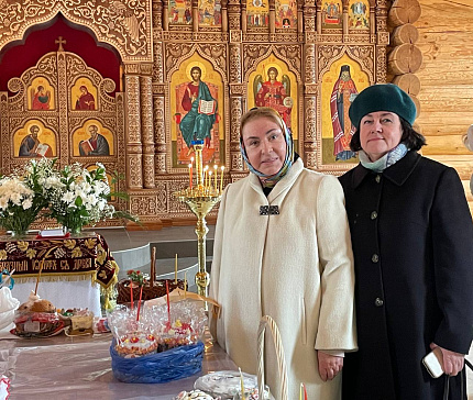 Освящение Пасхальных куличей