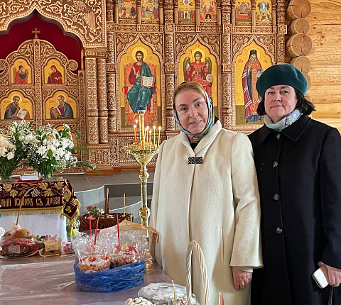 Освящение Пасхальных куличей