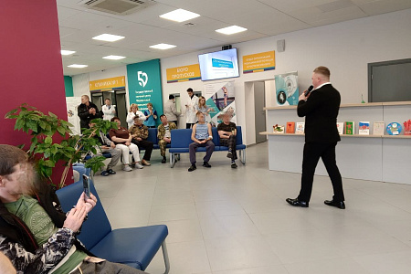 Концерт для военнослужащих, находящихся на лечении  в ФМБЦ им. А. И. Бурназяна ФМБА России