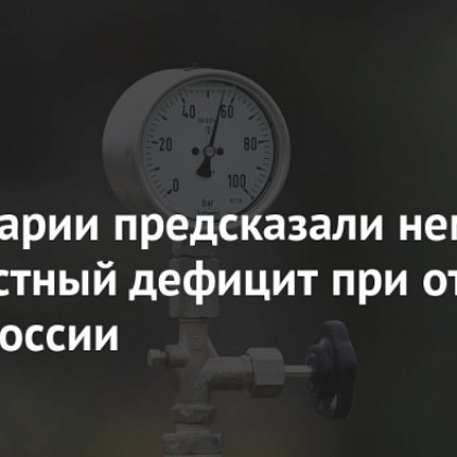 В Швейцарии предсказали немцам повсеместный дефицит при отказе от газа из России