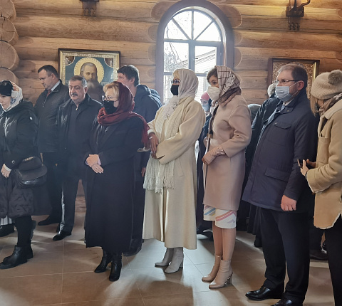 Освящение храмового корпуса