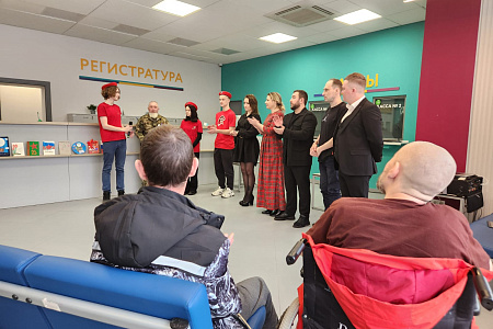 Концерт для военнослужащих, находящихся на лечении  в ФМБЦ им. А. И. Бурназяна ФМБА России