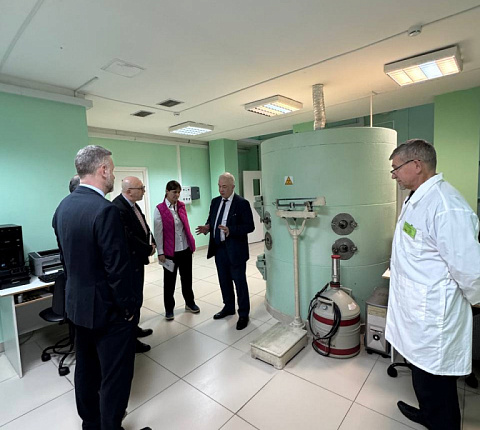 Делегация экспертов из  МАГАТЭ посетила с рабочим визитом ФМБЦ им.А.И. Бурназяна