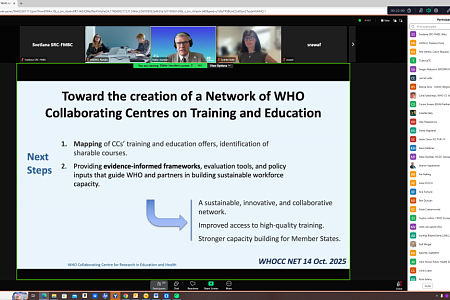 Сотрудники ГНЦ ФМБЦ им.А.И. Бурназяна ФМБА России приняли участие в техническом совещании ВОЗ