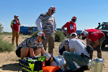 Сводный отряд ФМБА России на ралли "Шелковый путь"