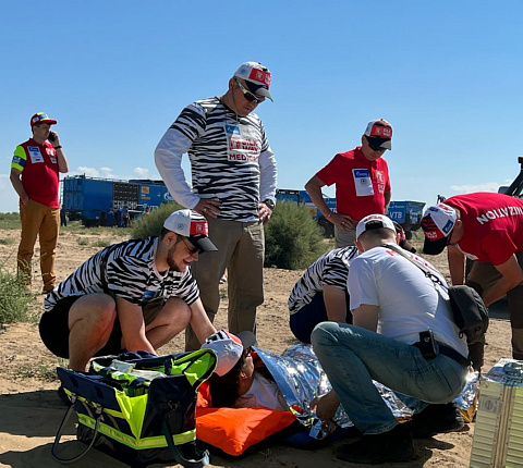 Сводный отряд ФМБА России на ралли "Шелковый путь"