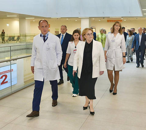 Генеральный директор ГНЦ ФМБЦ им.А.И. Бурназяна Александр Самойлов в составе делегации ФМБА России посетил Московский клинический научно-практический центр им.А.С.Логинова