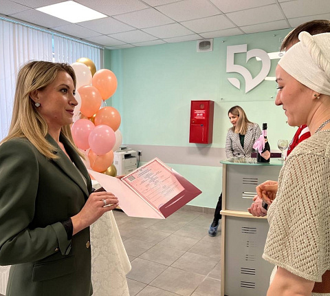 В ФМБЦ им.А.И. Бурназяна ФМБА России состоялась выездная свадебная церемония