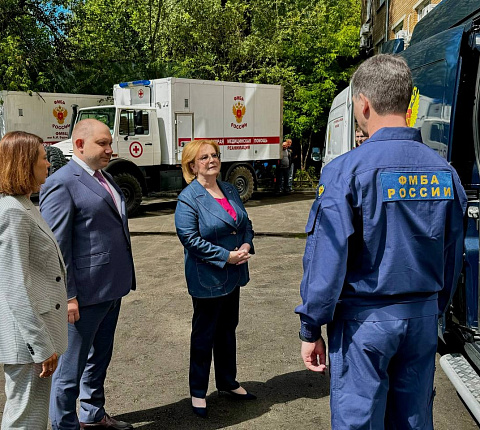 Вероника Скворцова открыла Центр комбинированных поражений ФМБЦ им. А.И. Бурназяна ФМБА России