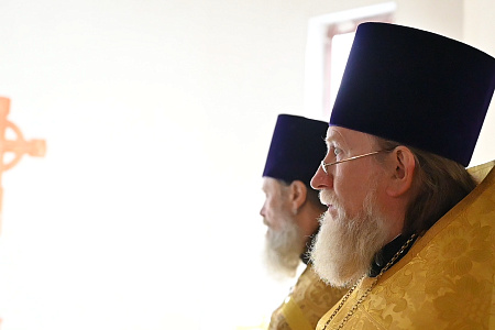 Освящение колоколов больничного храмового корпуса