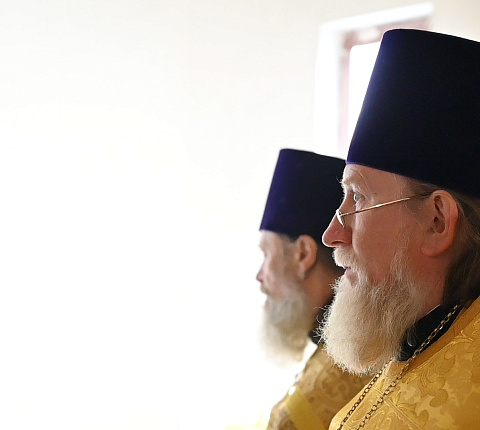 Освящение колоколов больничного храмового корпуса