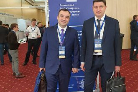 Заместитель генерального директора по медицинской части Юрий Дмитриевич Удалов и заместитель главного врача по терапии Олег Викторович Паринов приняли участие в XIV Национальном конгрессе терапевтов