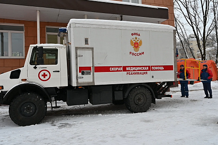 Учения Сводного медицинского отряда ФМБА России