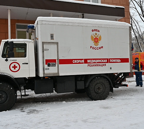 Учения Сводного медицинского отряда ФМБА России