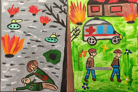 Итоги окружного этапа конкурса детского рисунка «ФМБА России для Победы»