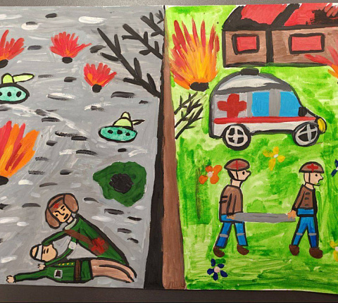 Итоги окружного этапа конкурса детского рисунка «ФМБА России для Победы»