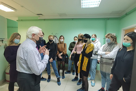 Экскурсия студентов РУДН в Лабораторию радиометрических и спектрометрических исследований