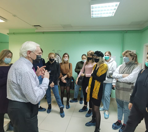 Экскурсия студентов РУДН в Лабораторию радиометрических и спектрометрических исследований