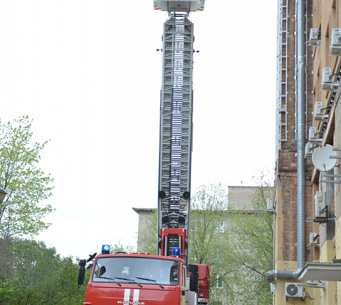 В ФМБЦ им.А.И. Бурназяна прошли пожарно-тактические учения
