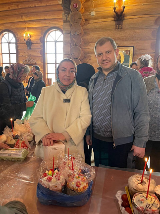 Освящение Пасхальных куличей
