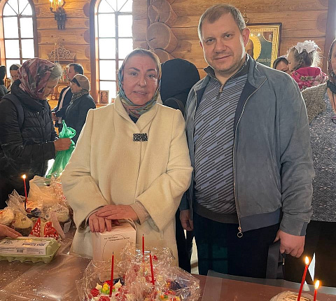 Освящение Пасхальных куличей