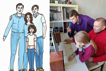 В МБУ ИНО в "День отца" провели творческий конкурс