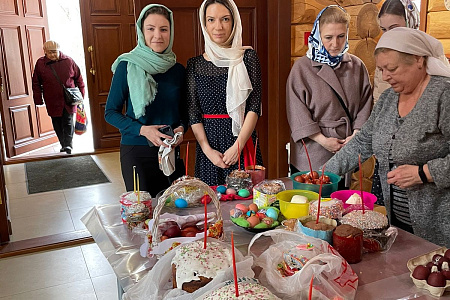 Освящение Пасхальных куличей