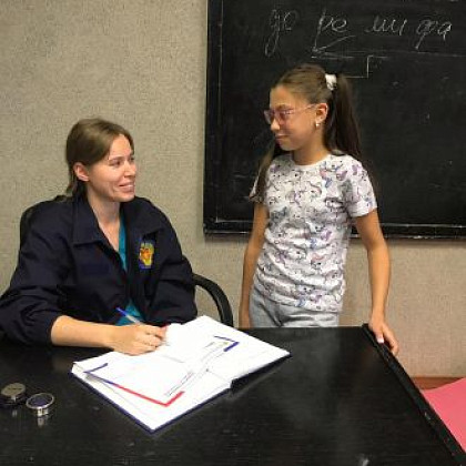 Педиатрическая бригада сводного медицинского отряда ФМБА России проводит диспансеризацию в городах Тульской области