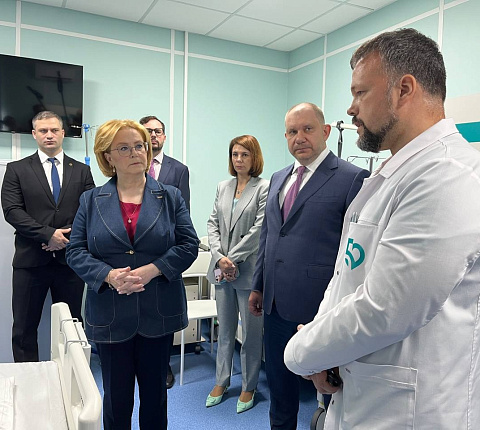 Вероника Скворцова открыла Центр комбинированных поражений ФМБЦ им. А.И. Бурназяна ФМБА России