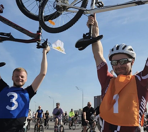 ФМБЦ им.А.И. Бурназяна на Московском осеннем велофестивале